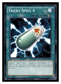 Yugioh Tricky Spell 4 LDK2-ENY26 Legendary Decks II LP - Image 1