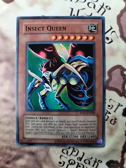 Insect Queen RP02-EN088 Retro Pack 2 (2020 Date Reprint) Unlimited Yugioh Tcg - Image 1