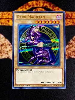 🔥YUGIOH • DARK MAGICIAN • ULTRA RARE • DUSA-EN100 • 1st EDITION • VLP🔥 - Image 1