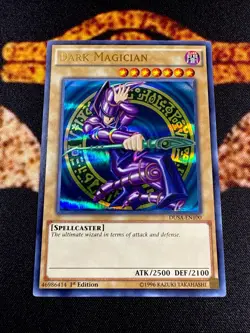 🔥YUGIOH • DARK MAGICIAN • ULTRA RARE • DUSA-EN100 • 1st EDITION • VLP🔥 - Image 2