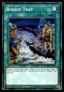 Boogie Trap Code of the Duelist COTD-EN064 MP YuGiOh TCG | Buy 10 Get 10 Free - Image 1