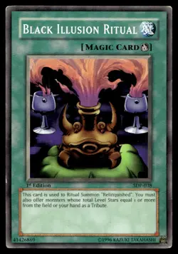 Black Illusion Ritual Starter Deck: Pegasus SDP-038 MP YuGiOh TCG | Buy 10 Get 1 - Image 1