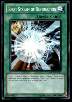 Burst Stream of Destruction Structure Deck: Dragons Collide SDDC-EN025 MP YuGiOh - Image 1