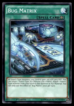 Bug Matrix Shining Victories SHVI-EN064 MP YuGiOh TCG | Buy 10 Get 10 Free - Image 1