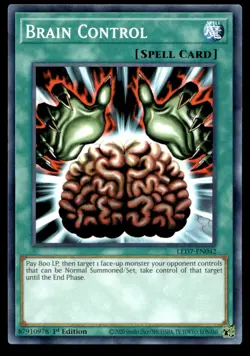Brain Control Legendary Duelists: Rage of Ra LED7-EN042 MP YuGiOh TCG | Buy 10 G - Image 1