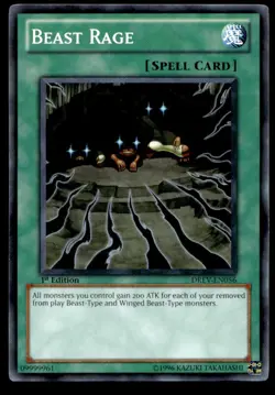 Beast Rage Duelist Revolution DREV-EN056 MP YuGiOh TCG | Buy 10 Get 10 Free - Image 1