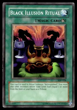 Black Illusion Ritual Starter Deck: Pegasus SDP-038 MP YuGiOh TCG | Buy 10 Get 1 - Image 1