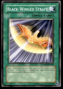 Black-Winged Strafe The Shining Darkness TSHD-EN045 MP YuGiOh TCG | Buy 10 Get 1 - Image 1