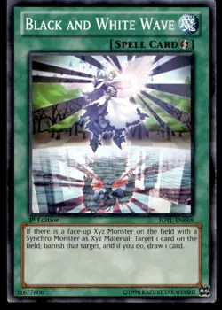 Black and White Wave Judgment of the Light JOTL-EN068 MP YuGiOh TCG | Buy 10 Get - Image 1