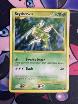 Pokemon Card: Scyther HOLO 130/127 Platinum Set Secret Ultra Rare! Mp - Image 1