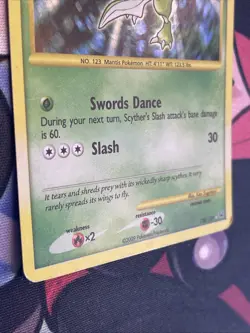 Pokemon Card: Scyther HOLO 130/127 Platinum Set Secret Ultra Rare! Mp - Image 5