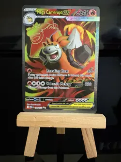 MEGA CAMERUPT EX - 156/132 Mega Evolution NM - Ultra Rare - Pokemon TCG Card - Image 1