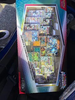 Pokemon TCG SV Prismatic Evolutions Lucario EX & Tyranitar EX Premium Collection - Image 2