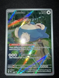 Pokemon TCG Snorlax SVP 051 Scarlet Violet 151 Black Star Promo NM/M Holo - Image 1