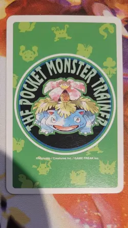 Rare 1996 Japanese Pokemon Poker Clefairy No. 035 Venusaur Deck Playing Card - Image 2