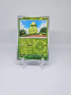 020/198 SMOLIV | COMMON REVERSE HOLO | SCARLET & VIOLET POKEMON CARD - Image 1