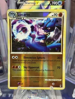 Lucario - 14/95 English Pokemon Call of Legends Reverse Holo Rare MP - Image 1