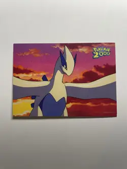 Topps Pokemon The Movie 2000 Checklist Lugia Blue Label Non Holo Card - Image 1