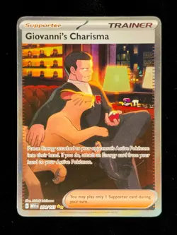 Giovanni's Charisma 204/165 Pokemon 151 Set (MEW) 2023 NM 🔥🔥🔥 - Image 1