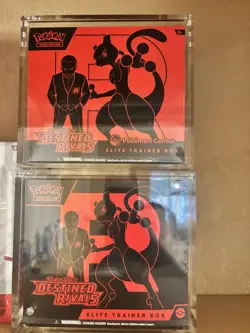 Destined Rivals Etb And Pokemon Center Destined Rivals Etb With Acrylic Case - Image 1