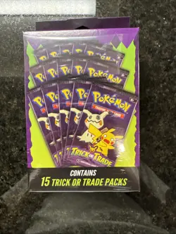 Pokemon Trick or Trade Booster Pack box- 15 Packs - Image 1