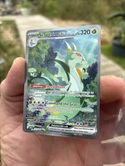 Pokemon TCG Serperior EX Sir 164/086 Black Bolt English Card Near Mint Condition - Image 1