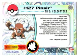 PINSIR #127 CROMO / CARD POKEMON TRADING CARDS 1999-2000 TOPPS - Image 2