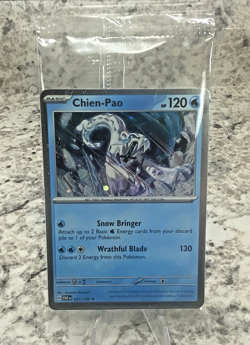 Pokemon Paradox Rift Chien-Pao 057/182 Holo Sealed Promo Exclusive Knockout Box! - Image 3