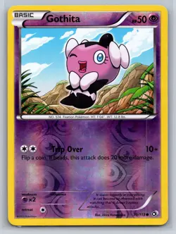 Gothita 70/113 Reverse Holo Pokemon Legendary Treasures Lightly played - Image 1