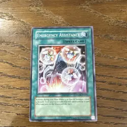 Emergency Assistance ANPR-EN049 Common 1st Edition Yu-Gi-Oh Card MP - Image 1