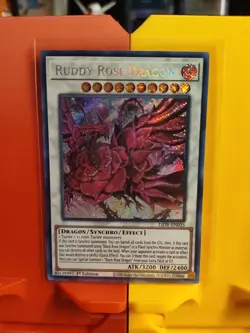 Yu-Gi-Oh! TCG Ruddy Rose Dragon Lightning Overdrive LIOV-EN035 1st Edition - Image 1