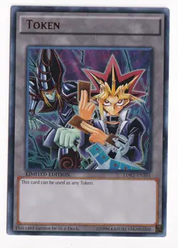 LIMITED EDITION TOKEN 1996 LDK2-ENT01 YUGIOH CARD - Image 1