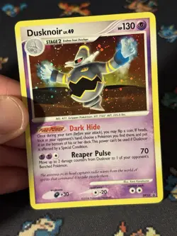 Pokemon Cards Dusknoir DP33 Holo Black Star Promo - (LP+) - Image 2