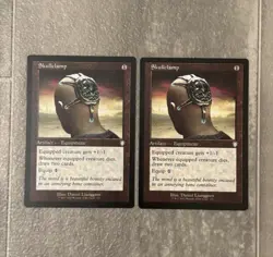 MTG ** Skullclamp ** Retro Frame ** 2 Card Lot - Image 1