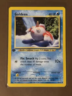 Goldeen 45/64 Common Neo Revelation 1st Edition Pokemon Card - Image 1
