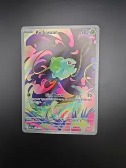 Bulbasaur 133/132 English MEG EN-Mega Evolutions Illustration Rare Pokemon Card - Image 1