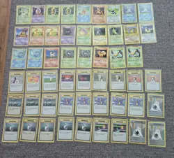 Shadowless 1999 WOTC Pokemon Card Lot (53) Charmander Gastly Porygon Read Below - Image 1