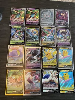 Around 199 Pokemon TCG Cards Vintage Modern Full Art Collection Holo Rare - Image 2