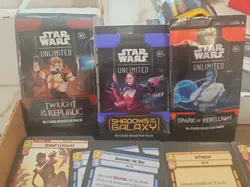 Star Wars Unlimited 1500 Card Bulk Includes Com, Uncom, Rare, Hyperspace, Foils - Image 2