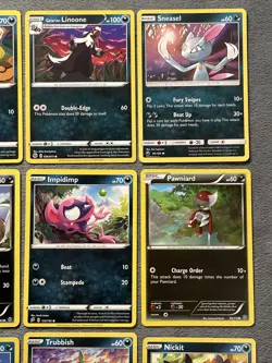 Pokemon Cards Lot Dark Type Rare Seviper Koffing Sneasel Scrafty Malamar Zorua + - Image 3
