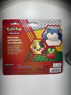 Pokemon TCG: Snorlax, Morpeko & Applin Cards with 2 Booster Packs & Coin 820650809842 - Image 2
