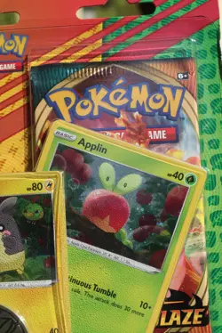 Pokemon TCG: Snorlax, Morpeko & Applin Cards with 2 Booster Packs & Coin 820650809842 - Image 4