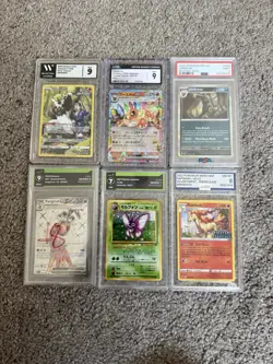 Pokemon TCG Graded Cards Lot of 6 - Image 1