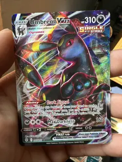 Pokemon Umbreon VMAX Single Strike Trading Card Holo Rare - Image 1