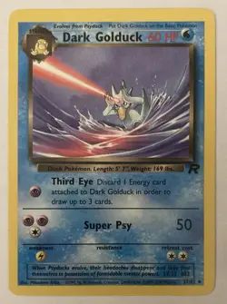 Pokemon | Dark Golduck 37/82 Team Rocket - Vintage WOTC Card - NM - Image 3