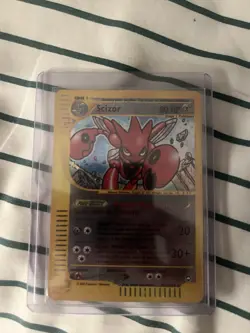 Pokemon TCG Scizor Aquapolis E-Series Holo Rare Card H21/H32 - Image 1