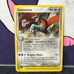 2003 Pokemon | Salamence 19/97 | Non-Holo Foil Rare Card NM E-reader E-Series - Image 1