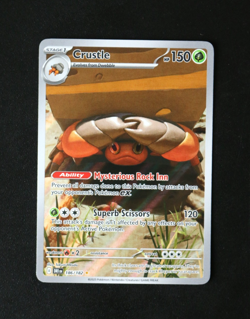 Pokemon Card TCG - Crustle 186/182 - Destined Rivals - Illustration Rare - NM ⭐ - Image 1
