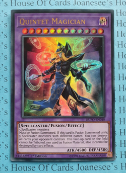 Quintet Magician DUPO-EN040 Ultra Yu-Gi-Oh Card 1st Edition New - Image 1