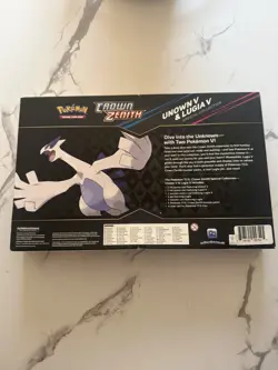 Pokemon Crown Zenith Unown v Lugia v Special Collection Trading Card Game - Image 2